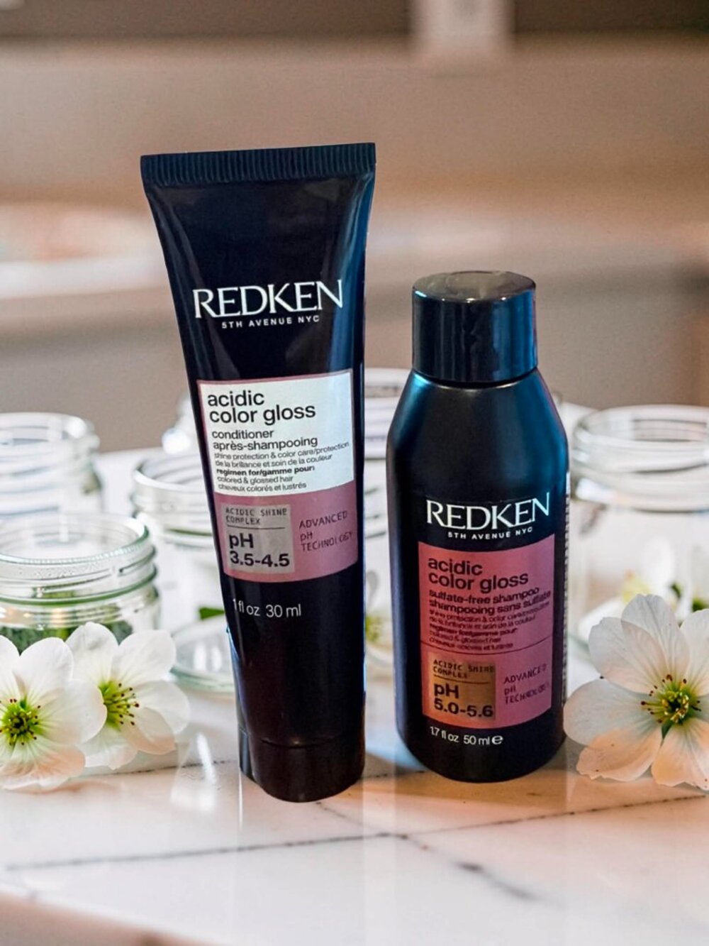 Redken Acidic Color Gloss Shampoo 1.7 oz + Conditioner 1 oz (Travel Duo)